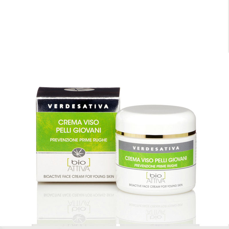 Crema Viso Bioattiva Pelli Giovani - Verdesativa